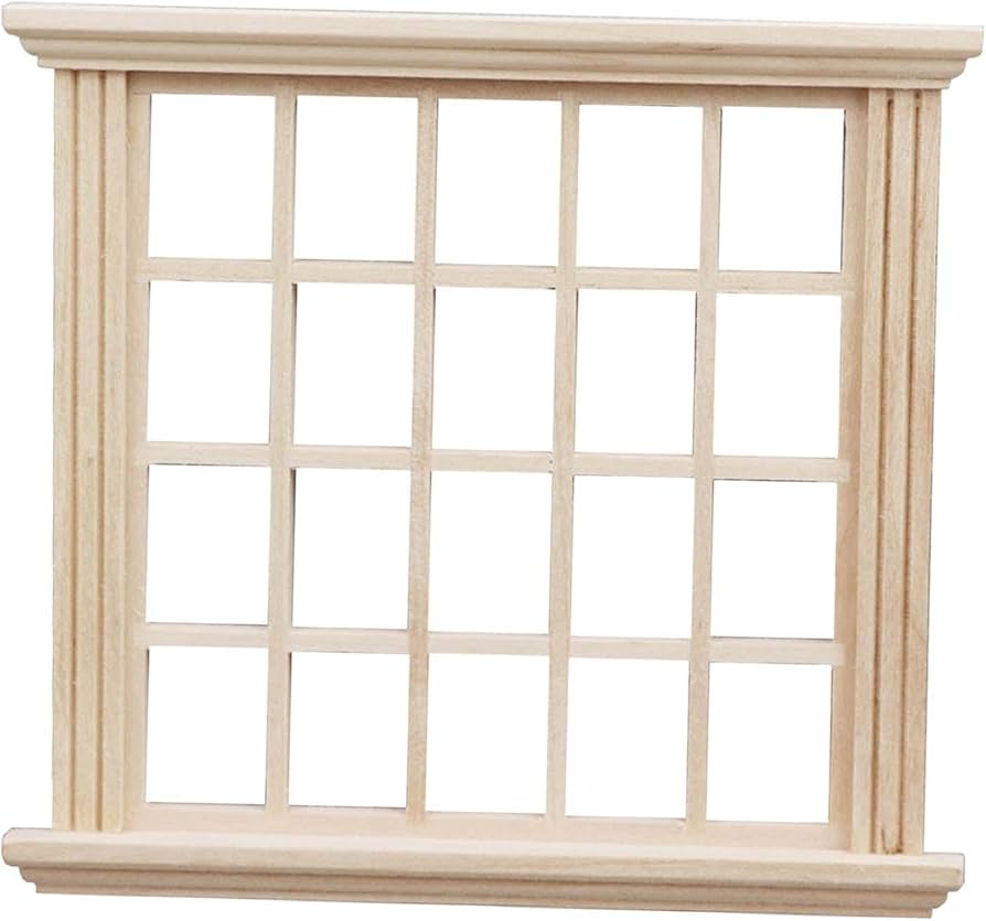 Amazon | predolo 1/12 ドールハウスミニチュア窓窓枠モデル子供の